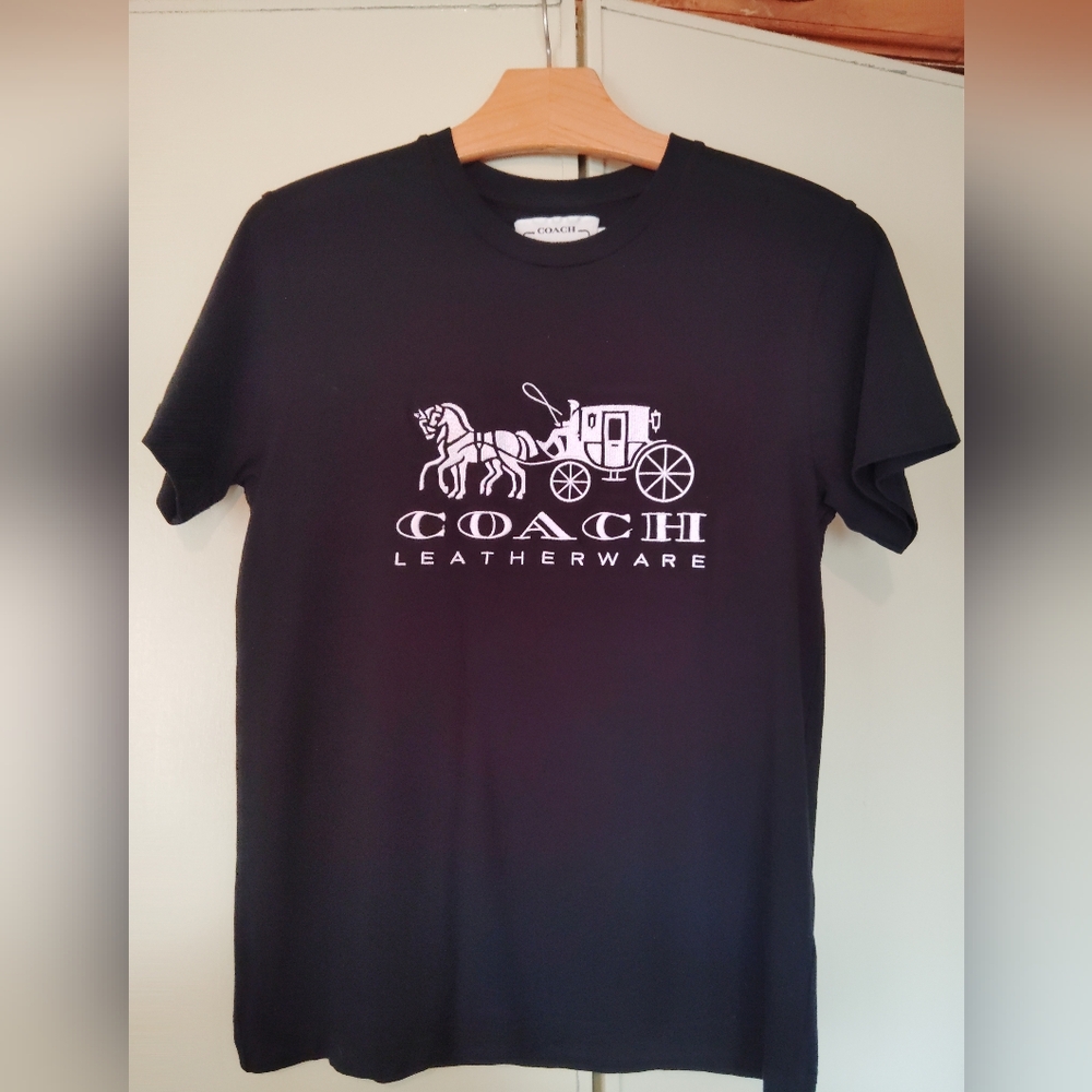 Coach embroidery tshirts